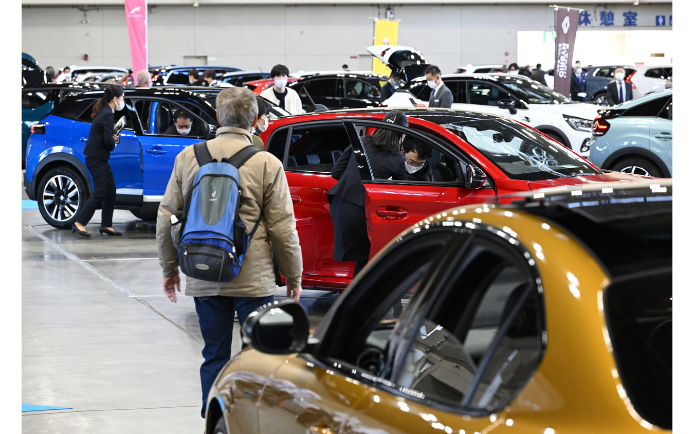 「輸入車電動車スタイルフェア」の会場