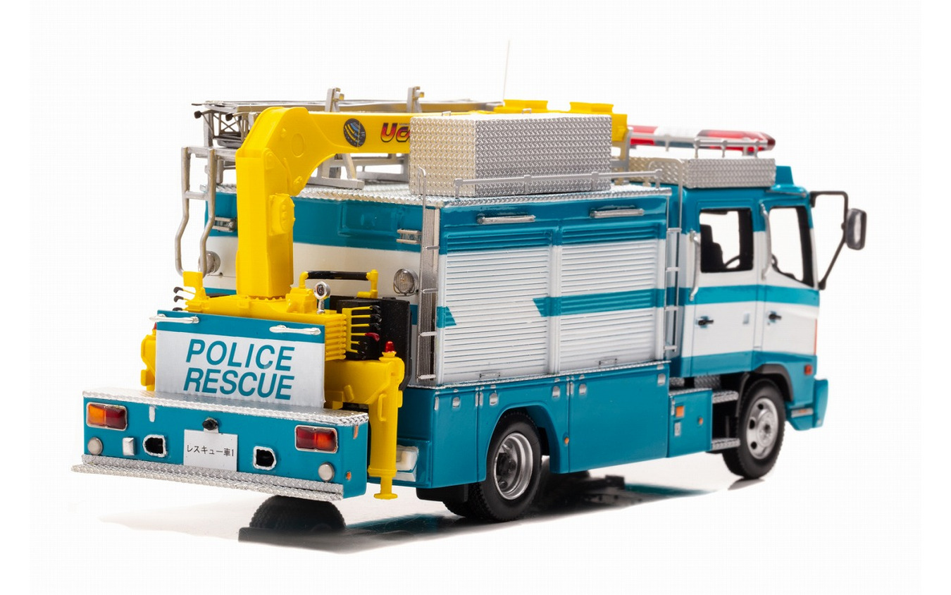 日野 レンジャー 2011 警察本部警備部機動隊レスキュー車両（1/43スケール）