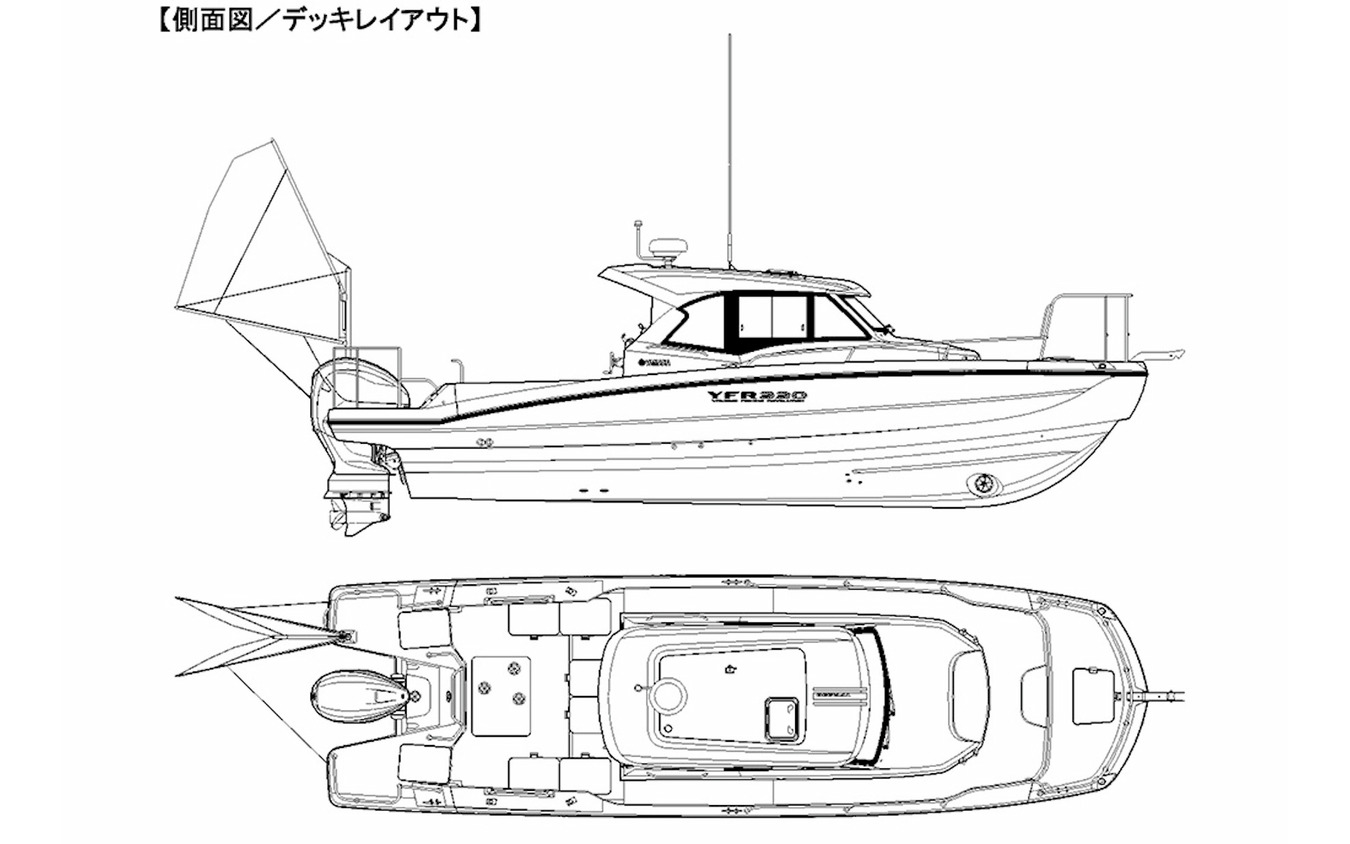 ヤマハの新型新型フィッシングボート「YFR330」
