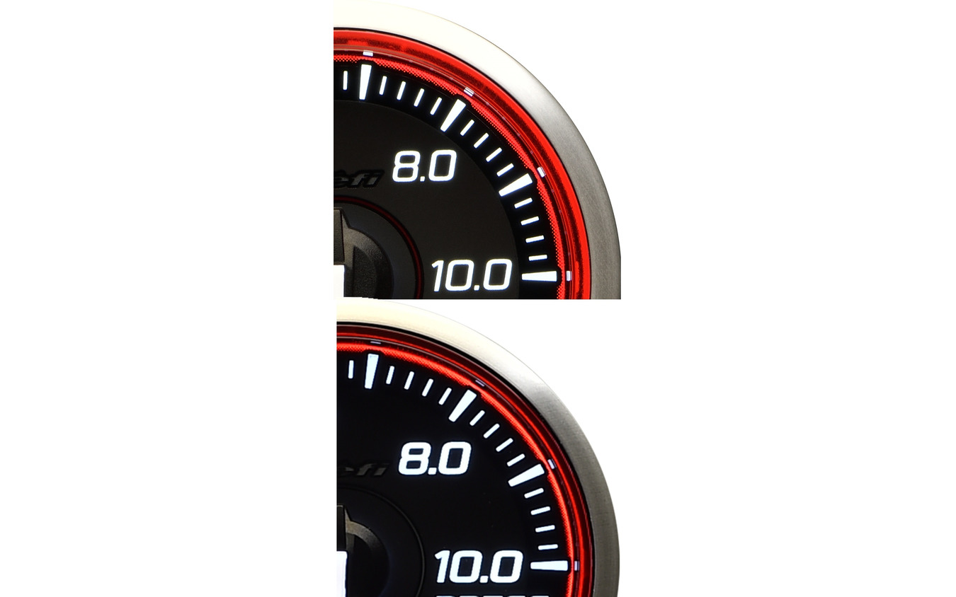 Defi レーサーゲージ 赤文字 タコメーター（Defi Racer Gauge タコ 