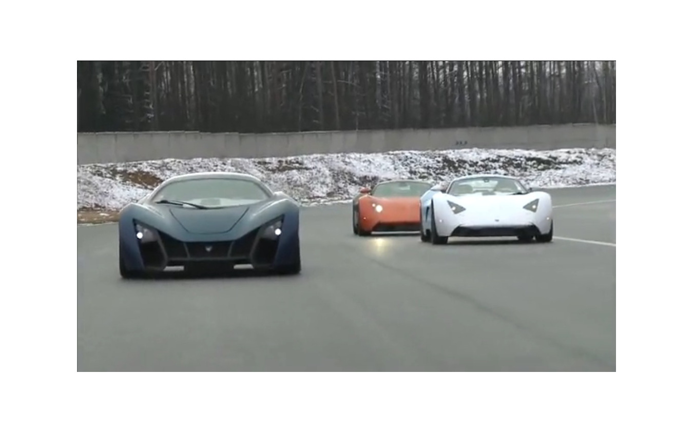 動画 ロシア製スーパーカー Marussia の走行シーン レスポンス Response Jp