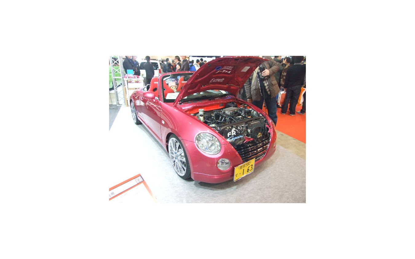 東京オートサロン10 エンジン縦置きfrコペンは公道走行可 レスポンス Response Jp 東京オートサロン10 エンジン縦置きfrコペンは公道走行可 レスポンス Response Jp