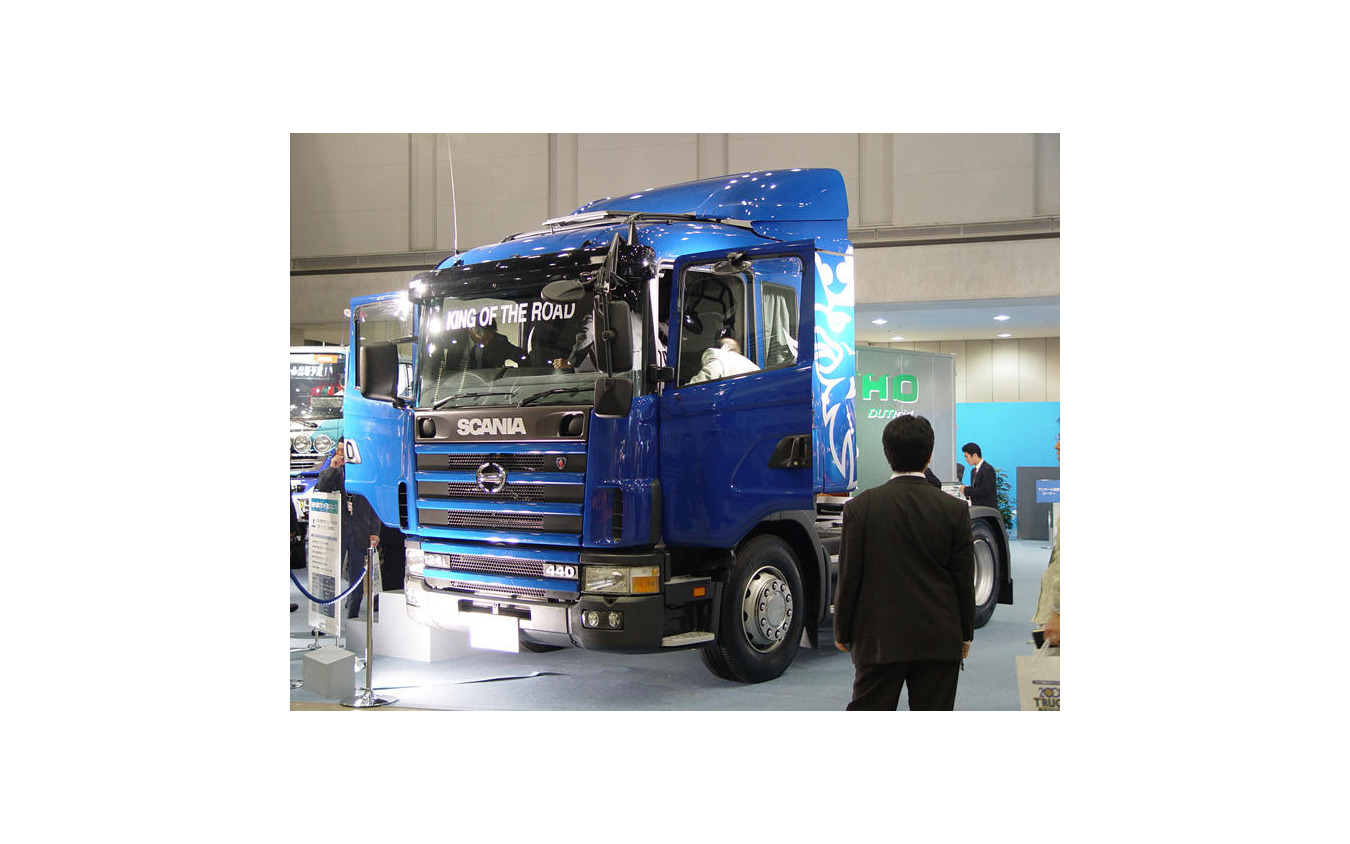 03東京トラックショー 日野スカニア Shd1 の運転姿勢は乗用車 レスポンス Response Jp