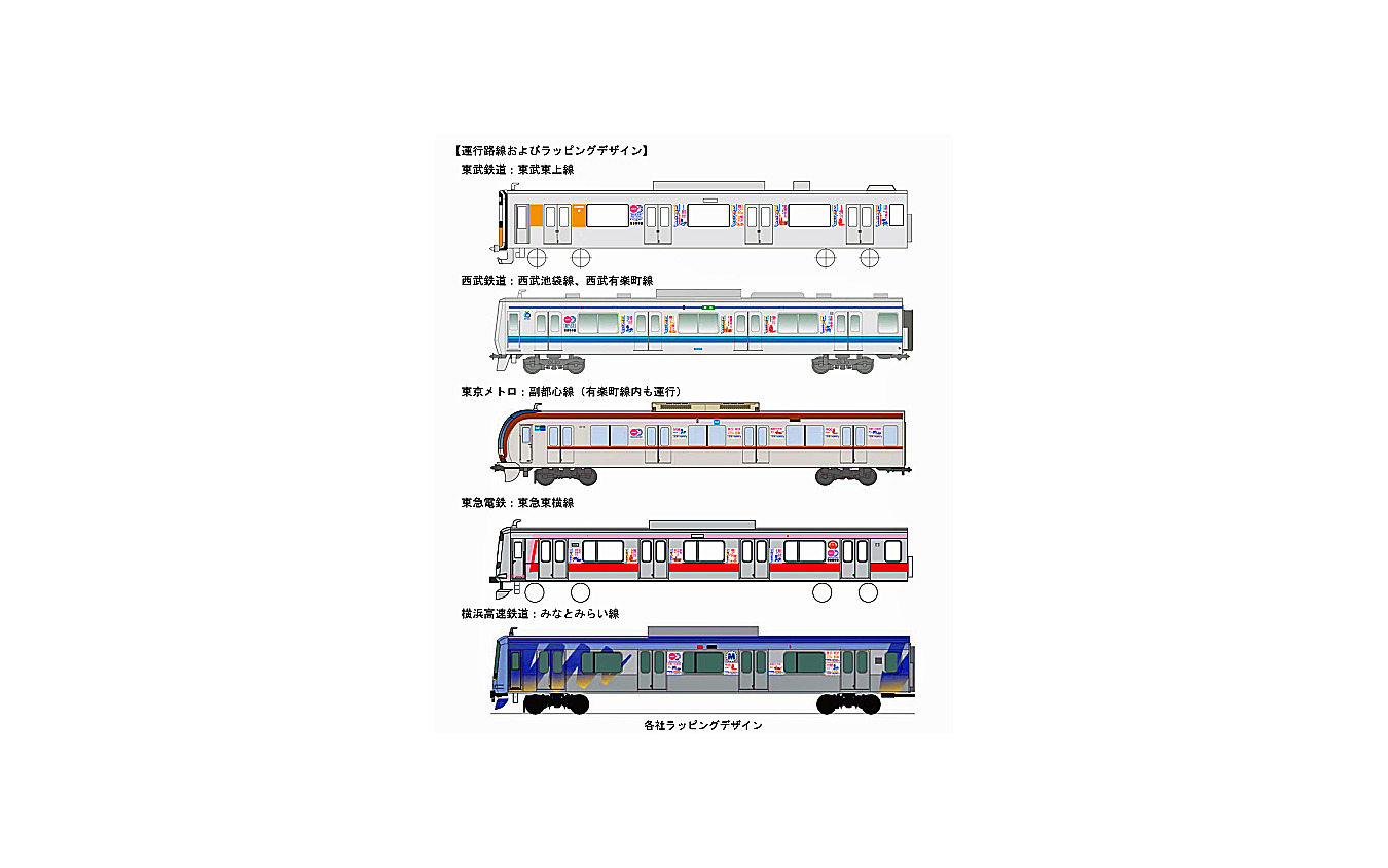 副都心線 東横線直通化 5社共同prラッピング電車を運行 レスポンス Response Jp 副都心線 東横線直通化 5社共同prラッピング電車を運行 レスポンス Response Jp