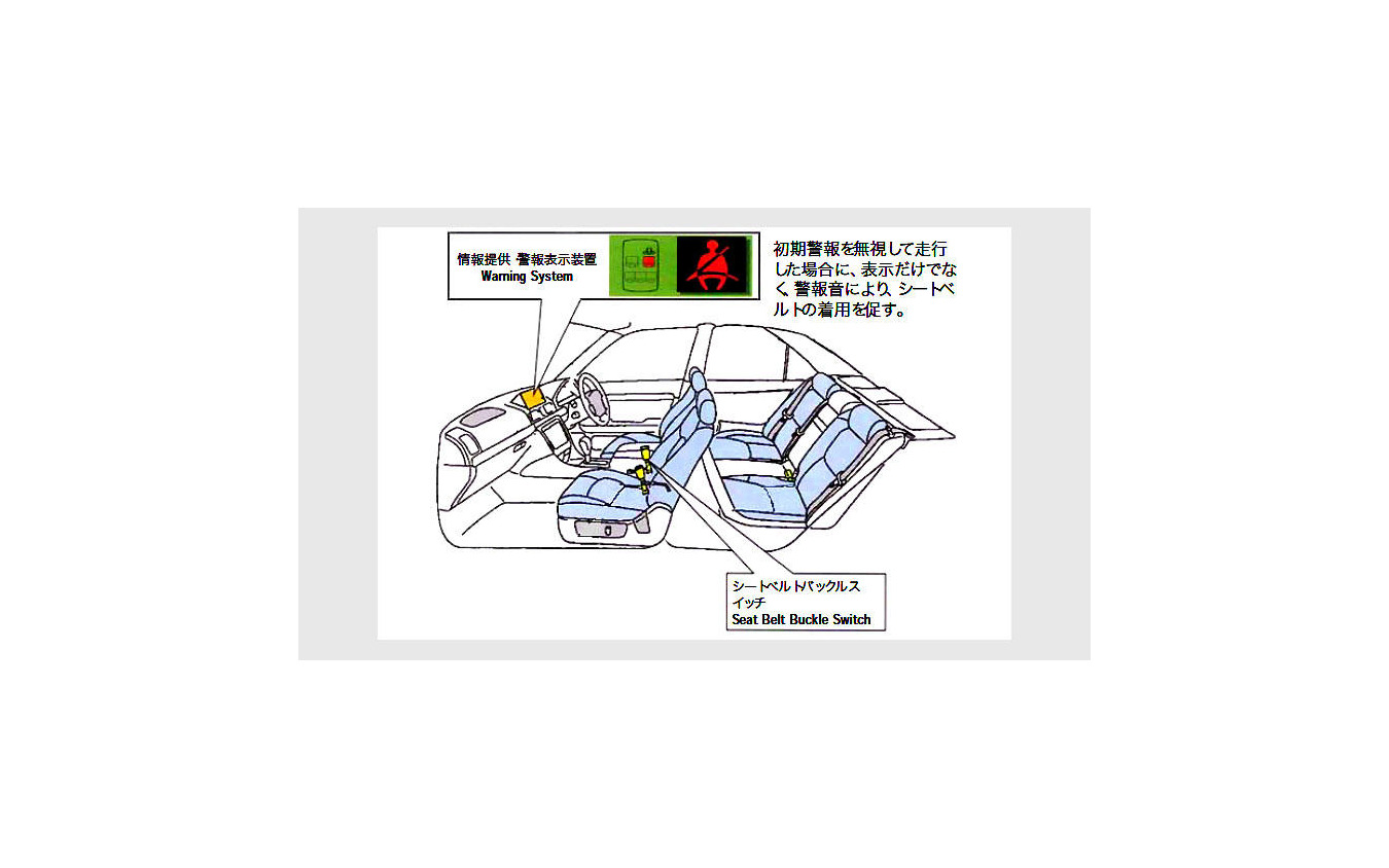 シートベルト非着用を音で警告義務付けへ レスポンス Response Jp