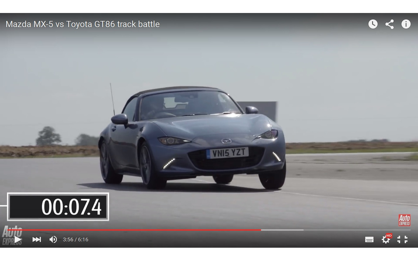 マツダ ロードスター 新型 トヨタ 86 と比較テスト 動画 レスポンス Response Jp マツダ ロードスター 新型 トヨタ 86 と比較テスト 動画 レスポンス Response Jp