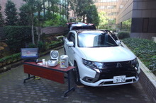 冷蔵庫を開けると拍手…三菱 アウトランダーPHEV で電源支援　台風15号