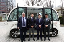 公道での自律走行バス…「横に動くエレベーター、エレベーターは無料」茨城県境町町長