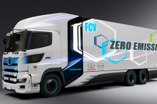 トヨタと日野、燃料電池大型トラック共同開発へ　目標航続距離は600km