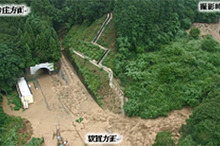 大型ダンプ4000台分の土砂流入、北陸道・下り線 敦賀IC～今庄ICの通行止め解除は8月末頃