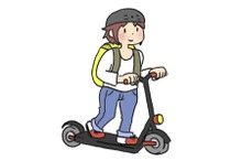 電動キックボードに安全対策、国交省が「識別装置」を検討