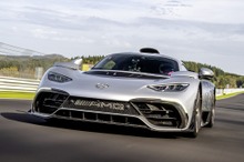 F1譲りの1.6リットルターボ搭載、メルセデスAMG『ワン』…ニュル最速の市販車に