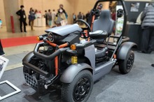 中古車を活用したバギー風1人乗り超小型BEV…東京オートサロン2023