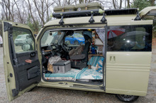 ホンダ N-VAN で車中泊を追求、たどり着いた究極の形はコレだ！