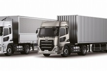 いすゞとUDトラックス、新型トラクタヘッドを発表…協業初の共同開発