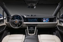 ポルシェ『カイエン』改良新型、内装を先行公開…実車は4月発表へ