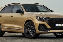新シングルフレームグリル採用、アウディ Q8  改良新型が表情変化