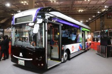 大阪で20台が稼働するEVバス：EVモーターズ…ジャパンモビリティショー2023