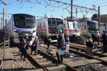 東京メトロ半蔵門線車両3世代プラス1…鷺沼車両基地で並び撮影会＆見学会