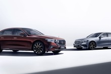 メルセデスベンツ Eクラス 新型、中国専用のロング「L」は2つの表情で登場…広州モーターショー2023