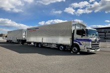 連結トレーラー導入でドライバー不足やCO2削減に対応…トヨタが取り組む物流の効率化