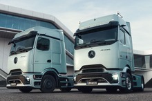 メルセデスベンツ、未来的デザインの大型トラック発表…『アクトロスL』新型