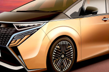 日産『エルグランド』、15年目の大変身へ！ 燃費倍増も、BEV化はおあずけ？