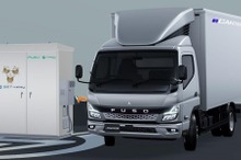 三菱ふそう『eキャンター』の使用済みバッテリーを蓄電システムに活用…2月から実証実験