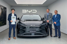 BYD、国内EV累計販売が5305台に…5000台目の『シーライオン7』を納車