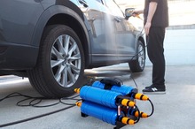 洗車で「水シミZERO」、水道に取り付けるだけで純水を生成…サンコーが発売