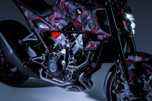 V3エンジンを電子加給！ ホンダ『V3R 900 E-コンプレッサー』をEICMAで初公開、量産に向け開発中