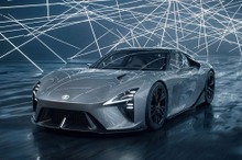 レクサス『LFA』後継はEVに、「LFAコンセプト」世界初公開…低重心・軽量・高剛性を追求 画像