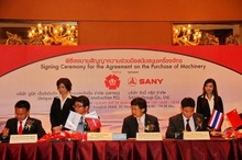 タイのユニーク・エンジニアリング、中国三一集団から建機購入