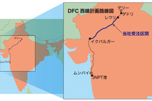 双日、インド貨物鉄道の軌道敷設工事を受注…DFC西線の中間部626km