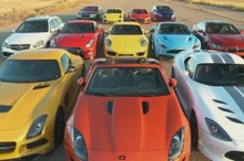 日産 GT-R など世界の12台、豪華な加速競争［動画］