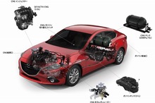 【東京モーターショー13】圧縮天然ガス使用、マツダ3 SKYACTIV-CNGコンセプト を参考出品