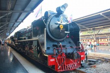 タイ国鉄の蒸気機関車、バンコク～アユタヤ間で運行…日本製パシフィック