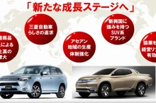 三菱自動車、中期経営計画を発表…SUV、クロスオーバー系を強化