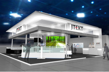 【東京モーターショー13】ジェイテクト、動くスケルトンモデルでEPSやエンジンの役割を紹介