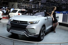 【ジュネーブモーターショー14】韓国サンヨン、XLV 初公開…ディーゼルHVのSUVコンセプト