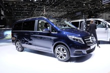 【ジュネーブモーターショー14】メルセデス Vクラス 新型、初公開…ロングボディとアバンギャルド設定