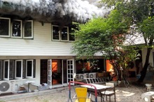 タイ財務省近くで火事