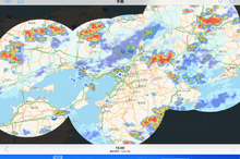 ピンポイント予測でゲリラ豪雨を回避できるiPhoneアプリ…SNSとも連携