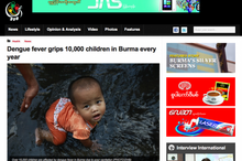 デング熱、毎年1万人の子どもが感染するミャンマーの現実