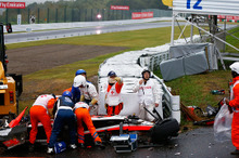 【F1】マルシャ、ビアンキ事故に関する虚偽報道に対し怒りの声明