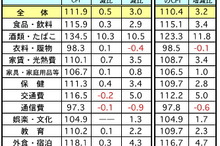 マレーシア・11月の消費者物価、前月比で0.5%上昇