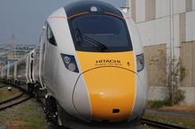 日立の英国高速車両が現地到着…4月から走行試験