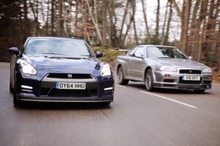 日産 GT-R、R34 スカイラインGT-R と徹底比較テスト［動画］