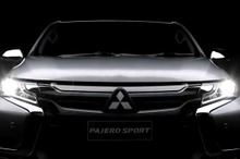 三菱 パジェロ スポーツ 新型、表情見えた