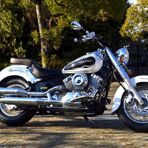 USストリートイメージの20周年記念色…ヤマハ XVS400 ドラッグスター 画像